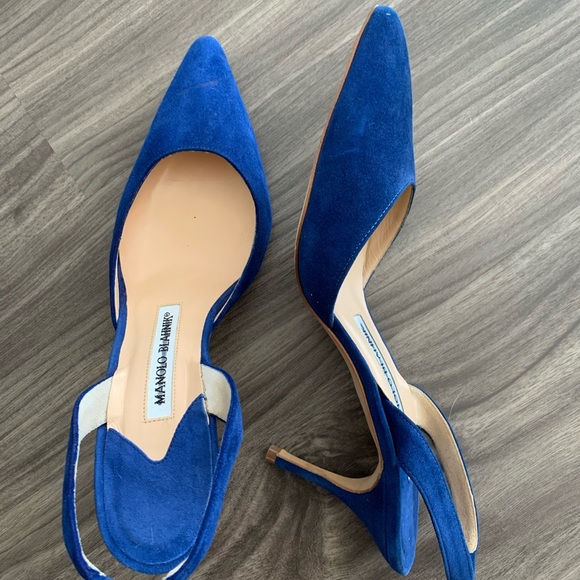MANOLO BLAHNIK SLINGBACK HEELS SIZE 6 - Picture 2 of 6